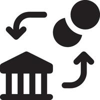 Money exchange payment icon symbol vector image. Illustration of the dollar currency coin graphic design image