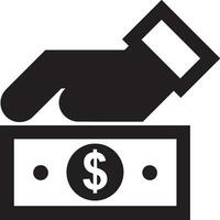 Money exchange payment icon symbol vector image. Illustration of the dollar currency coin graphic design image