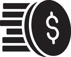 Money exchange payment icon symbol vector image. Illustration of the dollar currency coin graphic design image