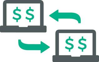 dinero intercambiar pago icono símbolo vector imagen. ilustración de el dólar moneda moneda gráfico diseño imagen