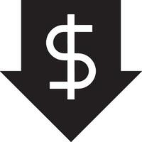 Money exchange payment icon symbol vector image. Illustration of the dollar currency coin graphic design image