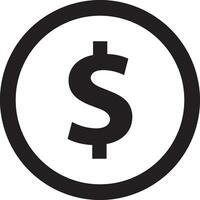 Money exchange payment icon symbol vector image. Illustration of the dollar currency coin graphic design image