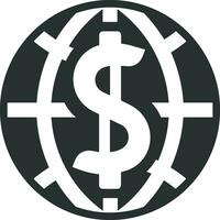 Money exchange payment icon symbol vector image. Illustration of the dollar currency coin graphic design image