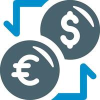 Money exchange payment icon symbol vector image. Illustration of the dollar currency coin graphic design image