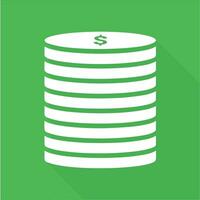 Money exchange payment icon symbol vector image. Illustration of the dollar currency coin graphic design image