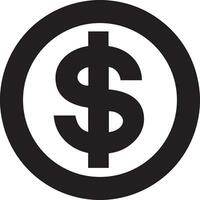 Money exchange payment icon symbol vector image. Illustration of the dollar currency coin graphic design image