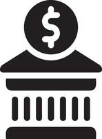 Money exchange payment icon symbol vector image. Illustration of the dollar currency coin graphic design image