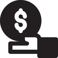 Money exchange payment icon symbol vector image. Illustration of the dollar currency coin graphic design image