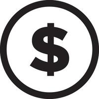 Money exchange payment icon symbol vector image. Illustration of the dollar currency coin graphic design image