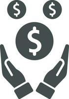 Money exchange payment icon symbol vector image. Illustration of the dollar currency coin graphic design image