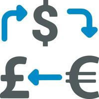 dinero intercambiar pago icono símbolo vector imagen. ilustración de el dólar moneda moneda gráfico diseño imagen