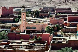 a view of the town of morocco photo