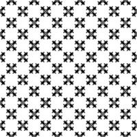 Black and white seamless abstract pattern. Background and backdrop. Grayscale ornamental design. vector