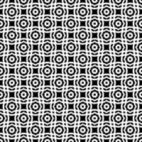 patrón abstracto sin costuras en blanco y negro. fondo y telón de fondo. diseño ornamental en escala de grises. vector