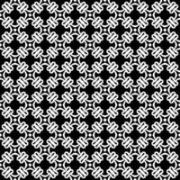 Black and white seamless abstract pattern. Background and backdrop. Grayscale ornamental design. vector