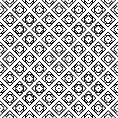 Black and white seamless abstract pattern. Background and backdrop. Grayscale ornamental design.