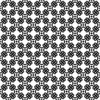 Black and white seamless abstract pattern. Background and backdrop. Grayscale ornamental design. vector