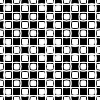 Black and white seamless abstract pattern. Background and backdrop. Grayscale ornamental design. vector