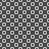 Black and white seamless abstract pattern. Background and backdrop. Grayscale ornamental design. vector