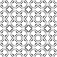 Black seamless abstract pattern. Overlay for background and backdrop. Ornamental design. PNG graphic illustration with transparent background.