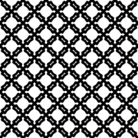 Black seamless abstract pattern. Overlay for background and backdrop. Ornamental design. PNG graphic illustration with transparent background.