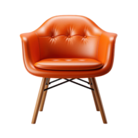 a orange  chair isolated png