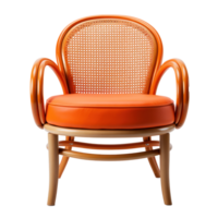 a orange  chair isolated png