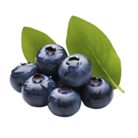 tasty dark blue blueberries isolated png