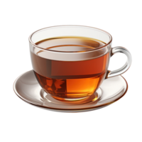 a cup of hot tea isolated png