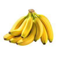 uma grupo do banana isolado png