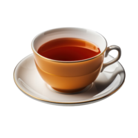 a cup of hot tea isolated png
