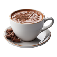 un taza de caliente cacao, aislado png