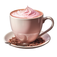 a cup of hot cocoa, isolated png