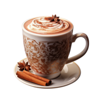 a cup of hot cocoa, isolated png