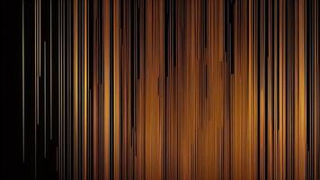 Luxury abstract black metal background with golden light lines. AI Generated photo