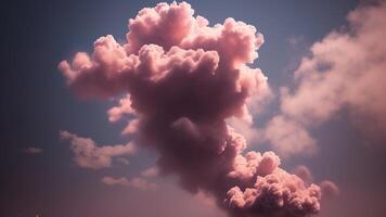 pink dust smoke abstract particles. photo