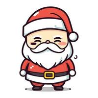 Santa Claus cartoon character vector design. Christmas and New Year concept.