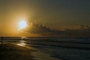 sunset baltic sea photo