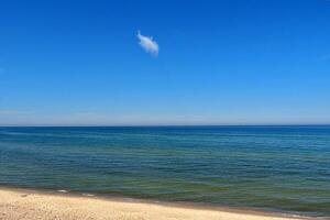 blue sky and cloud photo