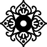 abstract floral ornament vector