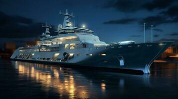 3D CG rendering of the transportation ship Generative AI photo