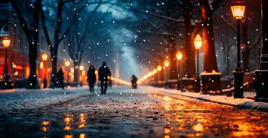 Bethesda Fountain in Central Park New York after snow storm 826276