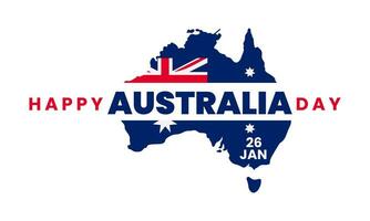 vector australiano día saludo. muy adecuado para saludos en independencia día, nacionalismo, dificil y unión