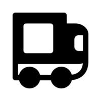 Delivery icon solid style design vector illustration. Can be used for mobile apps, websites and UI