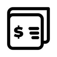 pago icono vector. dinero símbolo para tu web sitio diseño, logo, aplicación, ui vector