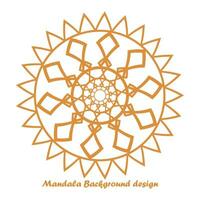 minimalista sencillez islámico mandala antecedentes. indio florido invitación degradado mandala antecedentes. antecedentes ilustración modelo. vector