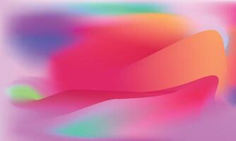 Blurred background with modern abstract light blurred color gradient vector