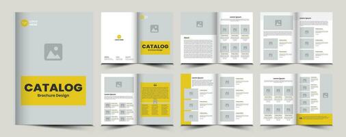 Product catalog or catalogue template design vector