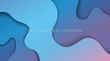 Blue pink and purple abstract background gradient wave geometric vector