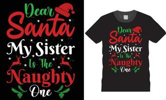 Christmas t shirt design vector